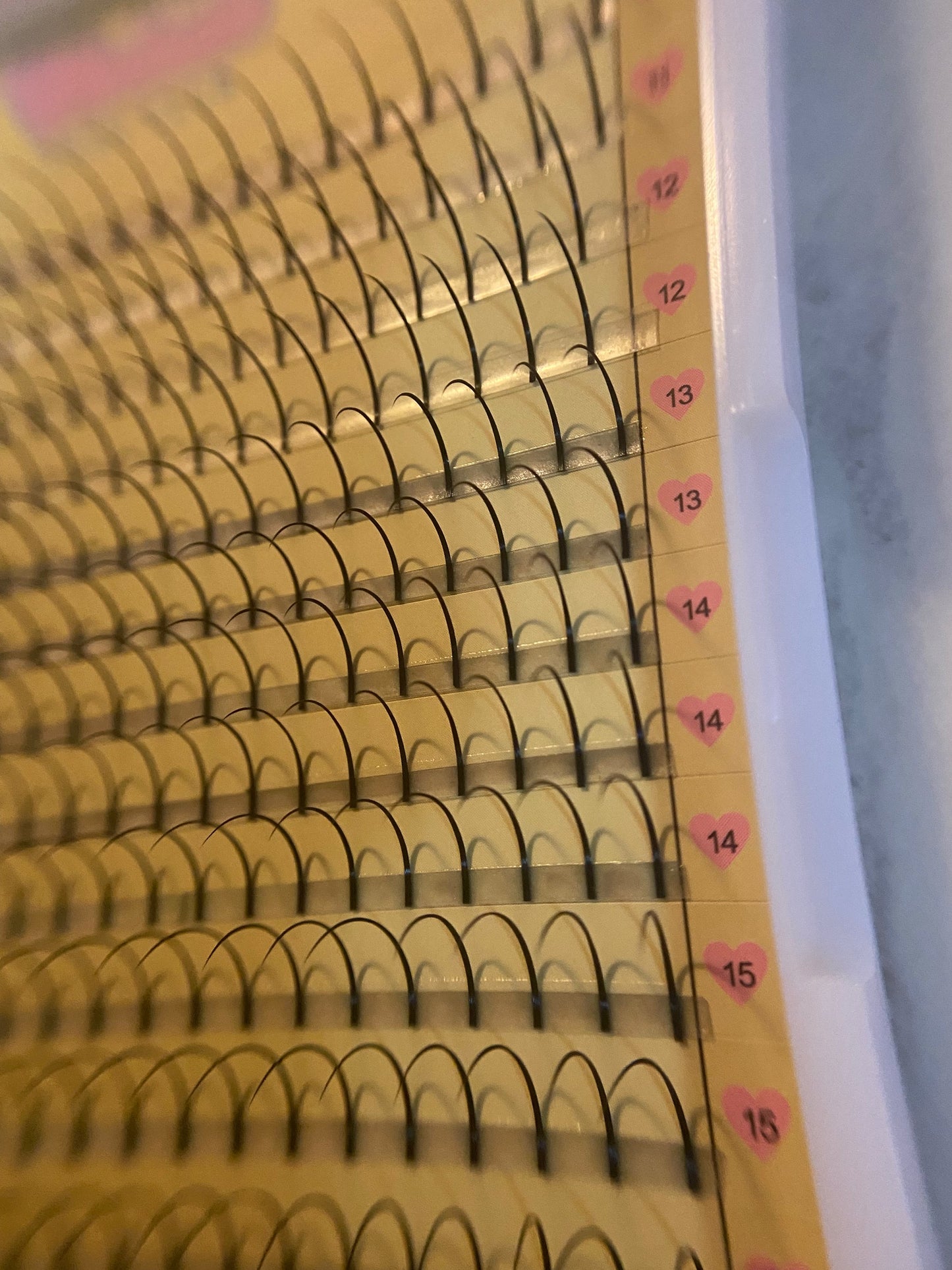 Premade Spikes D Curl Mix XL Lash Tray image 1