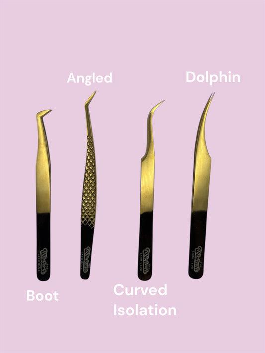 Gold Lash Tweezers