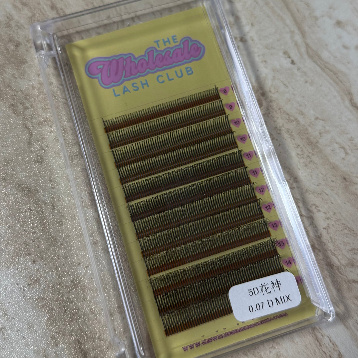 Angel Wet Look Pre-made Spikes Lash Mixed Tray