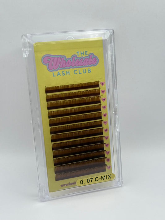 Brown Handmade Volume Lash Trays