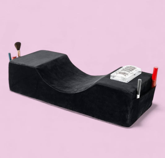 Foam Neck Pillow for Lash Extensions in Black