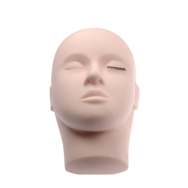 Practice Mannequin Head with 1 set of Practice Lashes