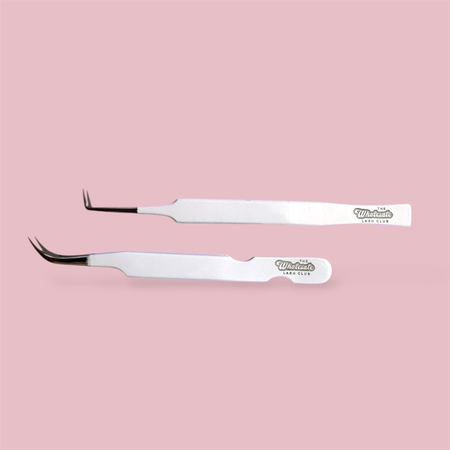 White Tweezers - Curved or Boot image 0