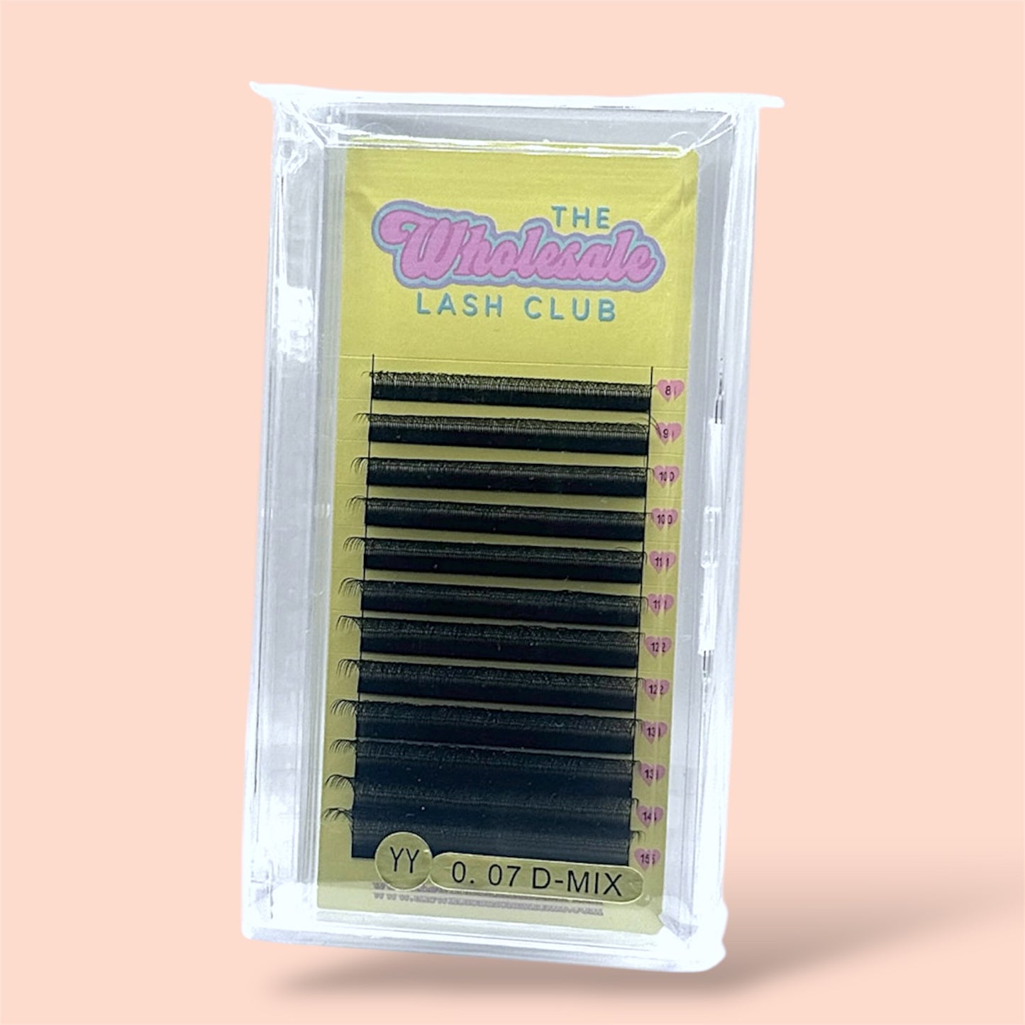YY Lashes 0.07D Curl Mix Lash Tray image 0