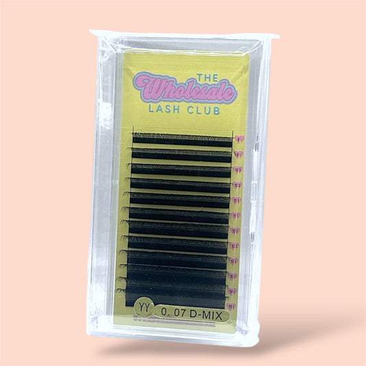 YY Lashes 0.07D Curl Mix Lash Tray image 0